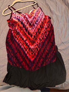 Tarkini Vibrant Multicolor Chevron 2 Piece